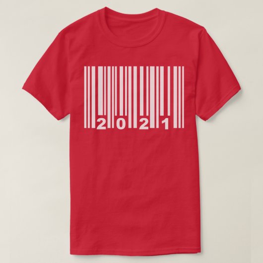 2021 Streepjescode T-shirt (Design voorkant)