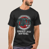 2021 Tokyo 東 Japan Summer Games Sports Softball T-shirt (Voorkant)