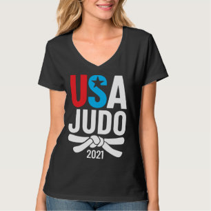 2021 USA Judo Spelers Kleding Amerikaans voor US T-shirt