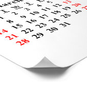 2021 Uw favoriete Poster voor aangepaste fotokalen (Hoek)