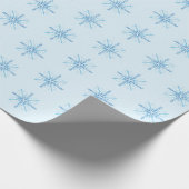 2021 Vaccin Coronavirus Snowflake Kerstmis Cadeaupapier (Hoek)