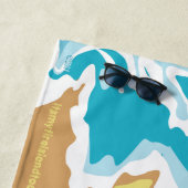 2021- Vaccine Power-UP-strandhanddoek Strandlaken (In situ)