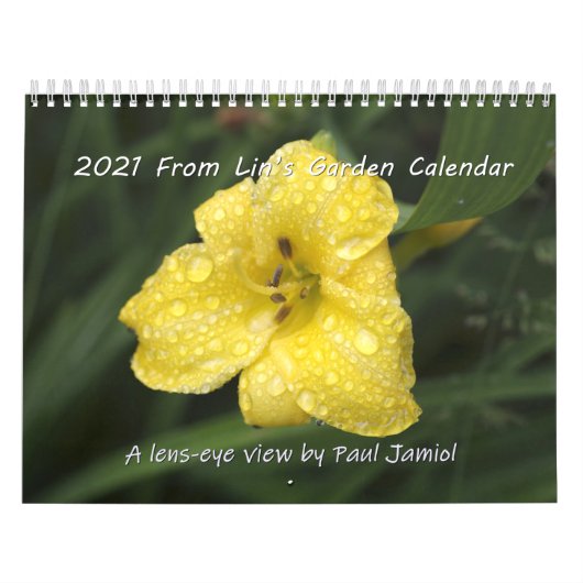 2021 van Lin's Garden Calendar Kalender (Hoes)