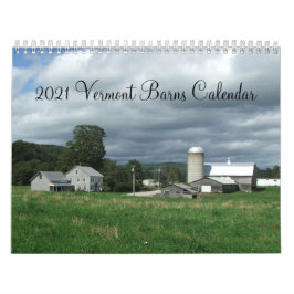 2021 Vermont Barns - Agenda Kalender