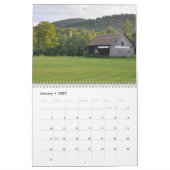 2021 Vermont Barns - Agenda Kalender (Jan 2027)