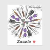 2021 Verzamelen T-shirt Design Sticker (Vel)