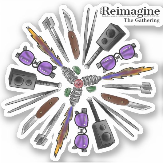 2021 Verzamelen T-shirt Design Sticker (Voorkant)