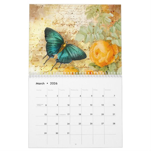 2021 vlinders en bloemen kalender (Mar 2026)