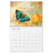 2021  vlinders en bloemen kalender (Mar 2027)