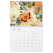 2021  vlinders en bloemen kalender (Jan 2027)