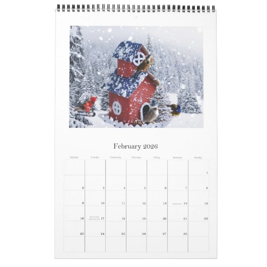 2021 Wall Calendar vogeltjes Canary Wharf, London  Kalender (Feb 2026)