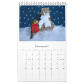 2021 Wall Calendar vogeltjes Canary Wharf, London  Kalender (Feb 2027)