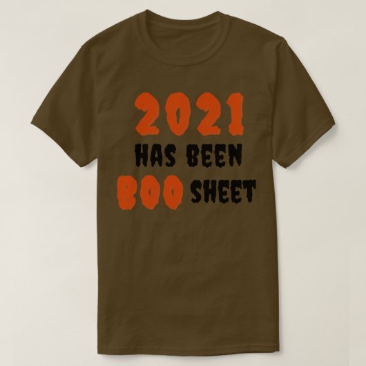 2021 was een grappig Halloweenkostuum T-shirt (Design voorkant)