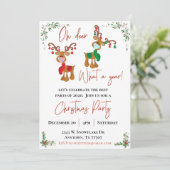 2021 Wat een jaar kerstfeest Kaart (Staand voorkant)