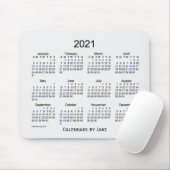 2021 White Smoke Holiday Calendar van Janz Mousepa Muismat (Met muis)