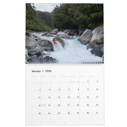2021 Whitewater Agenda Kalender (Jan 2026)