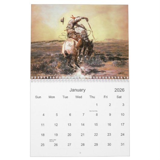 2021 Wild West Kalender (Jan 2026)