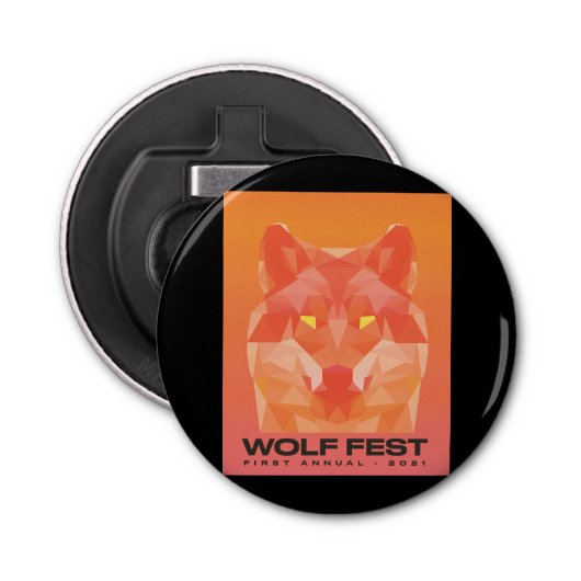 2021 Wolf Fest Bottle Opener (Voorkant)