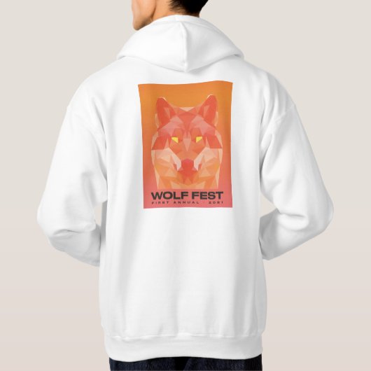 2021 Wolf Fest Hoodie (Achterkant)