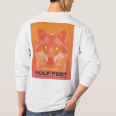2021 Wolf Fest Long T-Shirt - logo on back (Achterkant)