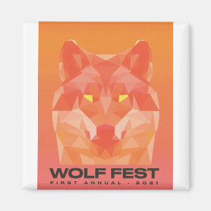 2021 Wolf Fest Magnet