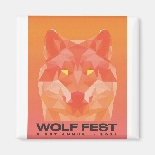 2021 Wolf Fest Magnet (Voorkant)