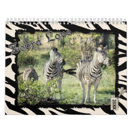 2021 Zebra Liefdeskalender Kalender