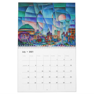 2021Detroit kalender van Timothy Orikri