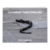 2022 11x14 Savannah Tumbleweves Agenda Kalender (Hoes)