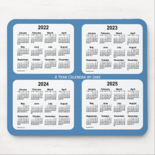 2022-2025 Steel Blue 4 Year Agenda van Janz Muismat