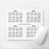 2022-2025 White 4 Year Agenda van Janz Muismat (Met muis)