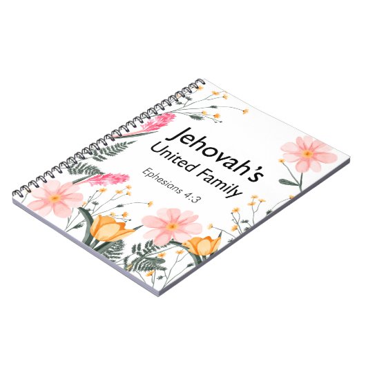 2022-23 Circuit Assemblage Jehovah's Verenigde Fam Notitieboek (Linkerzijde)