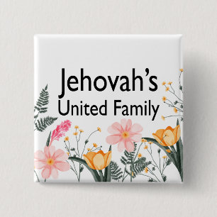 2022-23 Circuit Assemblage Jehovah's Verenigde Fam Vierkante Button 5,1 Cm