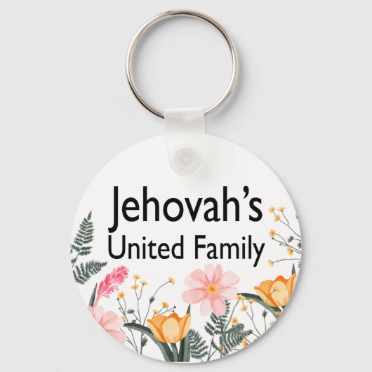 2022-23 Circuit Assembly Jehovah's United Family Sleutelhanger (Voorkant)