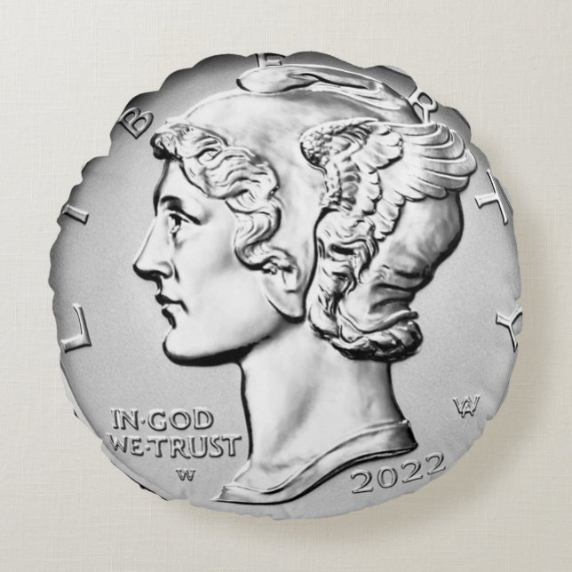 2022 $25 Palladium Amerikaanse Adelaar Rond Kussen (Voorkant)