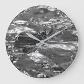 2022 25th Silver Wedding Jubileum Elegant Grote Klok (Voorkant)