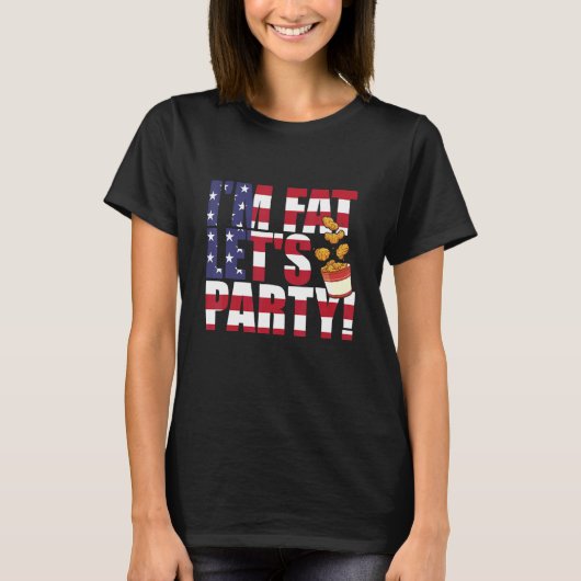 2022 4th Of July Independence Day Us American Flag T-shirt (Voorkant)
