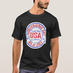 2022 4th Of July Independence Day Us American Flag T-shirt