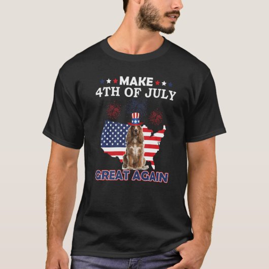2022 4th Of July Independence Day Us American Flag T-shirt (Voorkant)