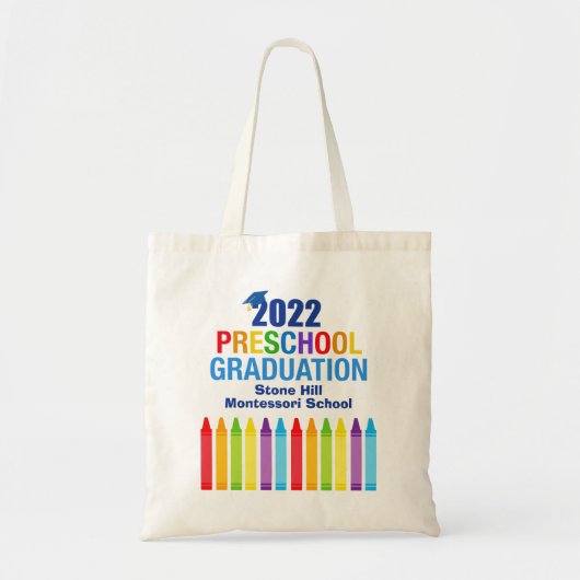 2022 Aangepast Afstuderen voorschoolse kleding Afs Tote Bag (Voorkant)