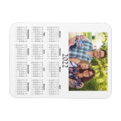 2022 Aangepaste fotokalender Mini Magneet (Horizontaal)