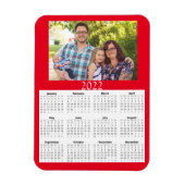 2022 Aangepaste fotokalender Mini-magneet Magneet (Verticaal)