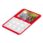 2022 Aangepaste fotokalender Mini-magneet Magneet (Linkerzijde)