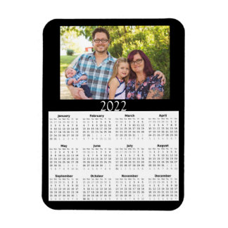 2022 Aangepaste fotokalender Mini-magneet Magneet
