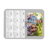 2022 Aangepaste fotokalender Mini-magneet Magneet (Horizontaal)