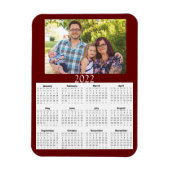 2022 Aangepaste fotokalender Mini-magneet Magneet (Verticaal)