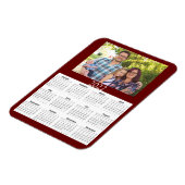 2022 Aangepaste fotokalender Mini-magneet Magneet (Linkerzijde)