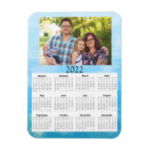 2022 Aangepaste fotokalender Mini-magneet Magneet (Verticaal)