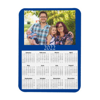 2022 Aangepaste fotokalender Mini-magneet Magneet