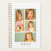 2022 Aangepaste foto's in dagboek Planner (Voorkant)